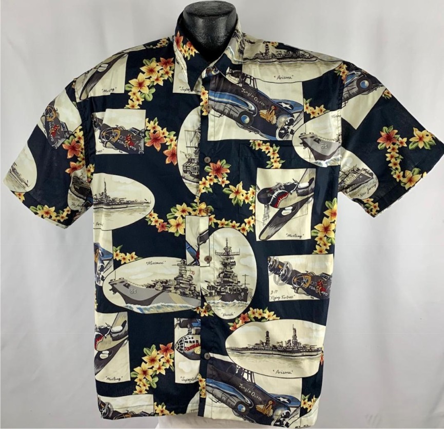 WW11 Aircraft, bombers, fighters and aviation Hawaiian shirts and Aloha Shirts